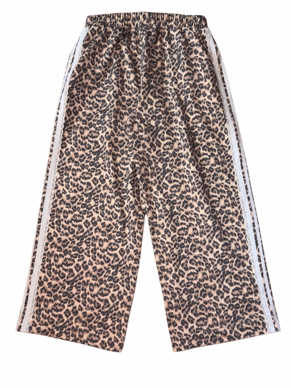 BiBi Pink and Black Leopard Print Jogger Pants - Picture 5 of 6